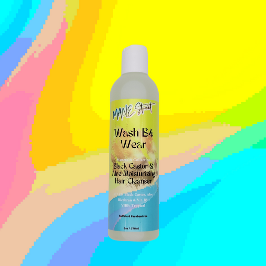 Wash B4 Wear- Black Castor & Shea Hair Cleanser